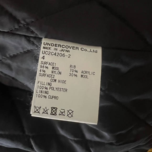 Undercover A WOLF IS NEVER A PET BOMBER Stadium Patch Jacket $1600 AMAZING! - Picture 6 of 11